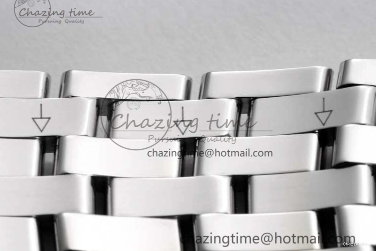 0716 De Ville SS DIWF 1:1 Best Edition Deep Blue Dial SS Markers on SS Bracelet MIYOTA TravelReady 7849